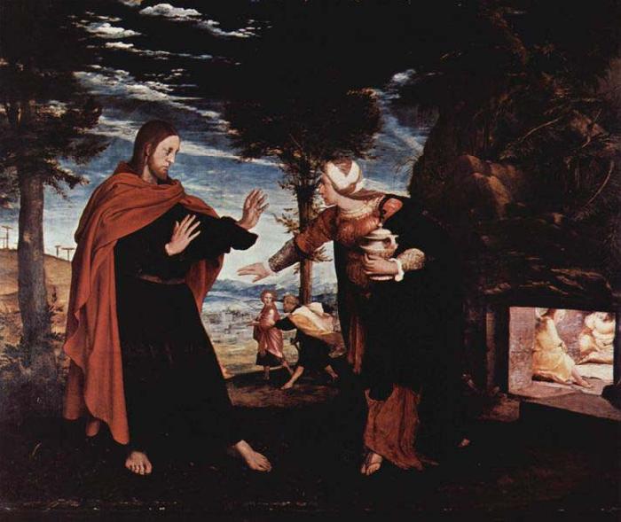 Hans holbein the younger Noli me tangere
